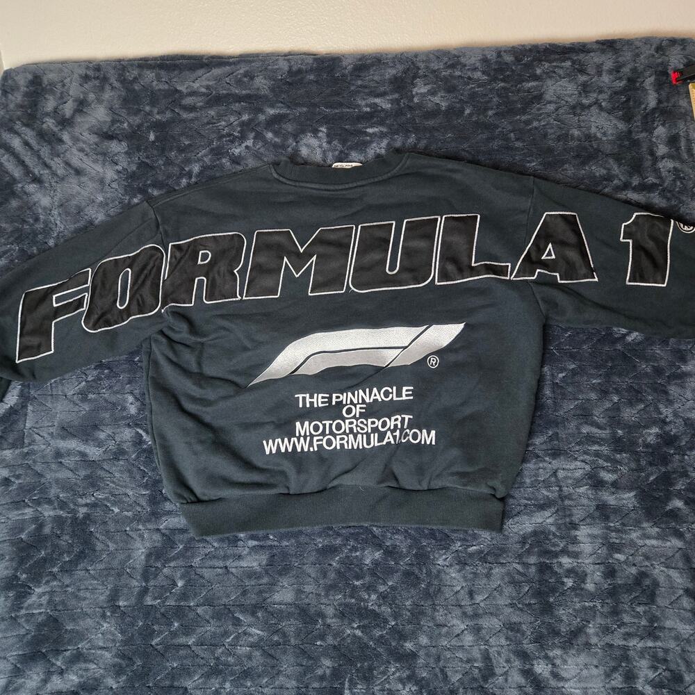 Formula 1 x PacSun Graphic Embroidered Long Sleeve Miami Crewneck - Size M